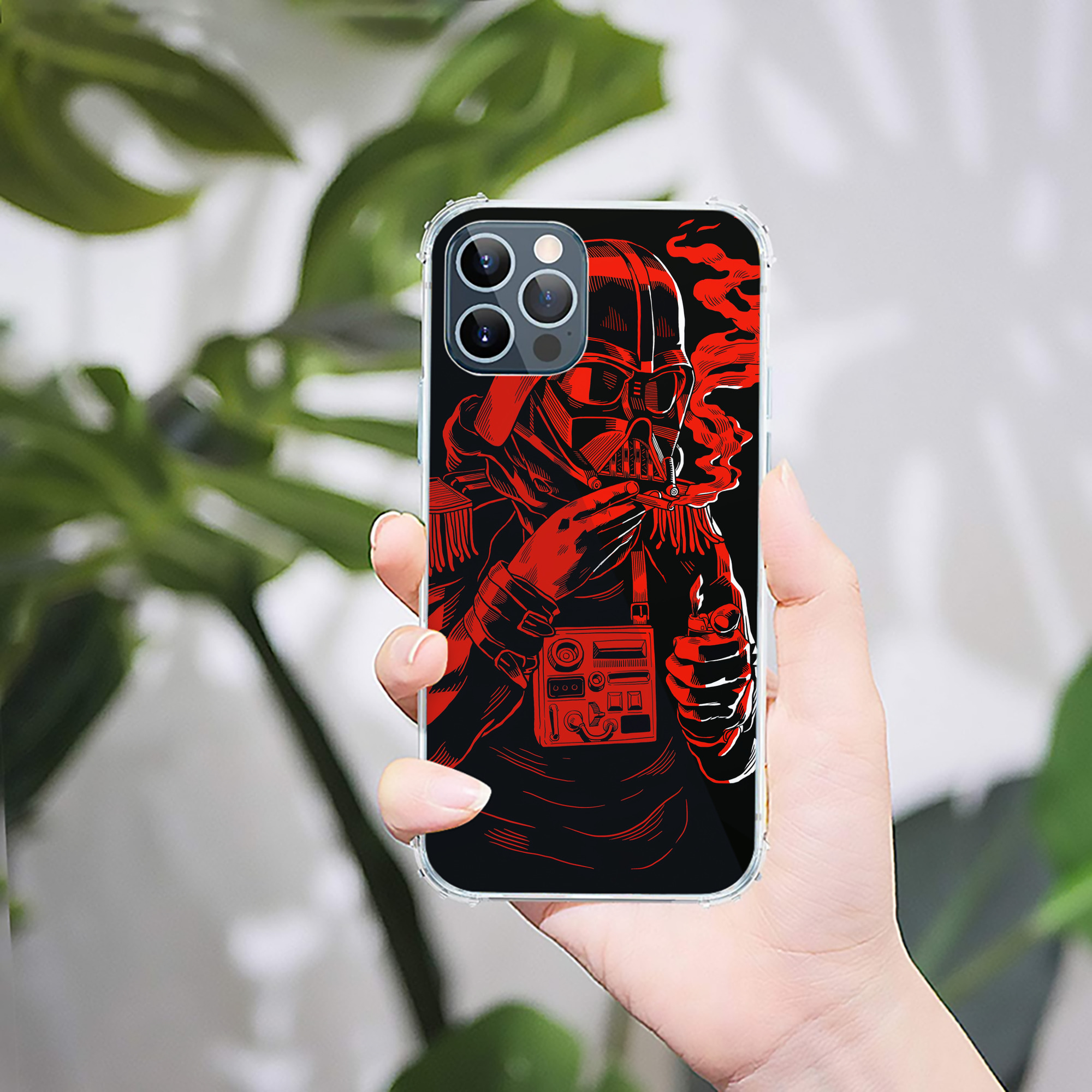 （画像用） スター・ウォーズ Star Wars 【iPhone 12シリーズ対応】透明スマホケース（クリアソフトケース）
